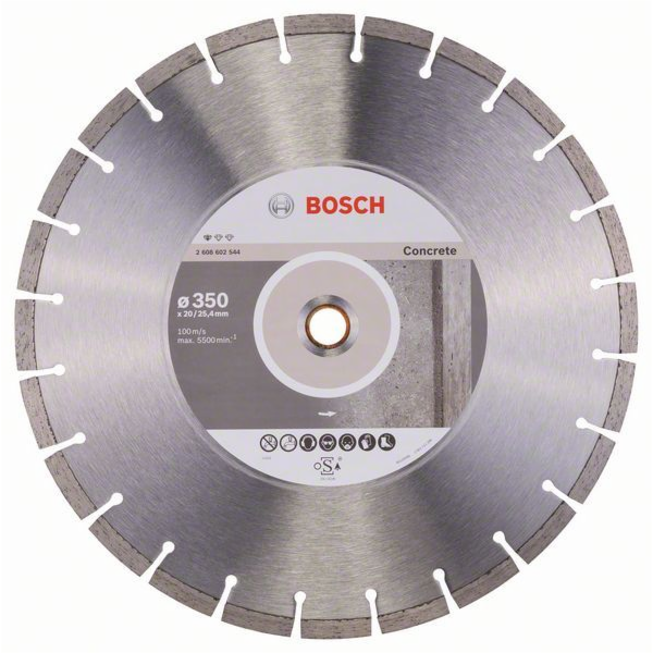 Diamantový řezací kotouč Bosch Standard pro beton, O 350 mm