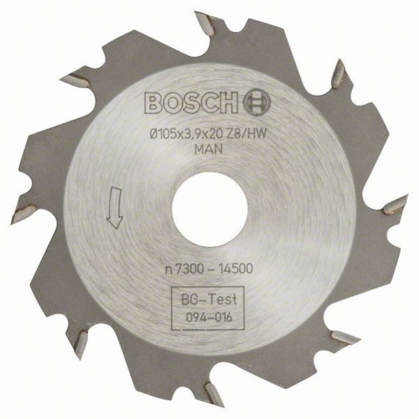 Fréza na drážky Bosch O 105 mm x 20 mm, 8T
