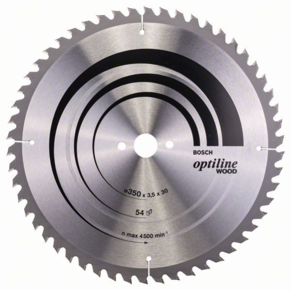 Pilový kotouč Bosch Optiline Wood, O 350 mm, 54T