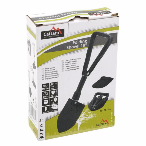 Lopatka Cattara 13273 skládací kovová 46 cm