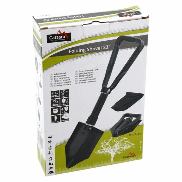 Lopatka Cattara 13274 skládací kovová 58 cm