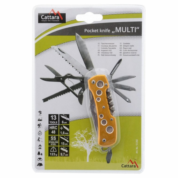 Nůž Cattara MULTI kapesní 10 cm