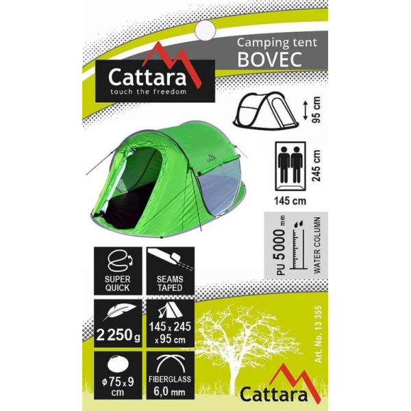 Stan Cattara BOVEC pro 2 osoby 245 x 145 x 95 cm 