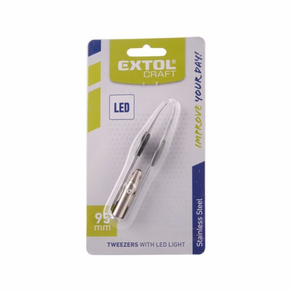 Extol Craft 9696 Pinzeta s LED světlem 95mm