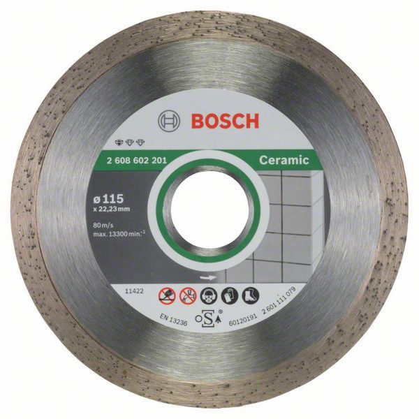 KOTOUČ DIAMANTOVÝ ROVNÝ NA OBKLADY 115X22,23mm