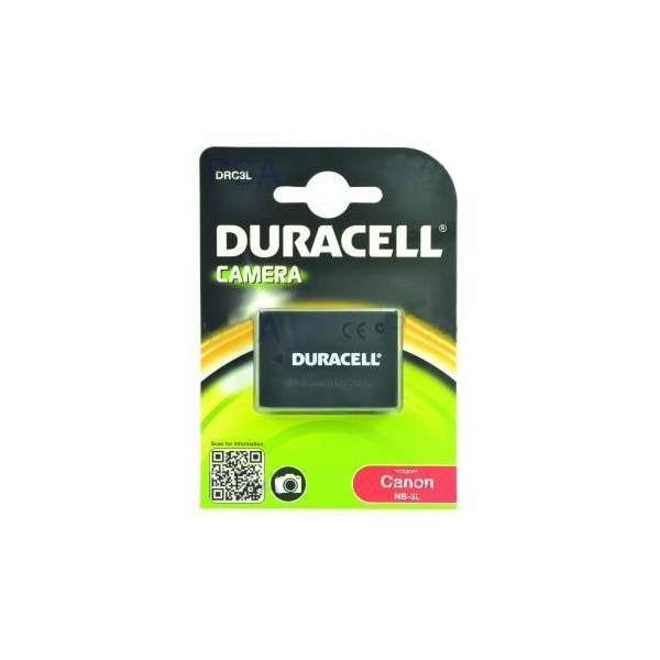 DURACELL Baterie - DRC4L pro Canon NB-4L, šedá, 700 mAh, ...