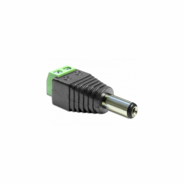 Delock Adaptér DC 2,5 x 5,5 mm samec > svorkovnice 2 piny