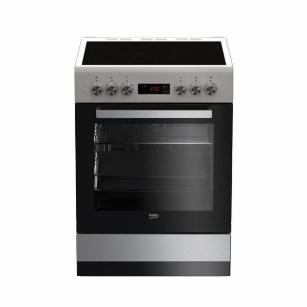 Beko FSM 67320 GXS Sporák s sklokeramickou deskou nerez