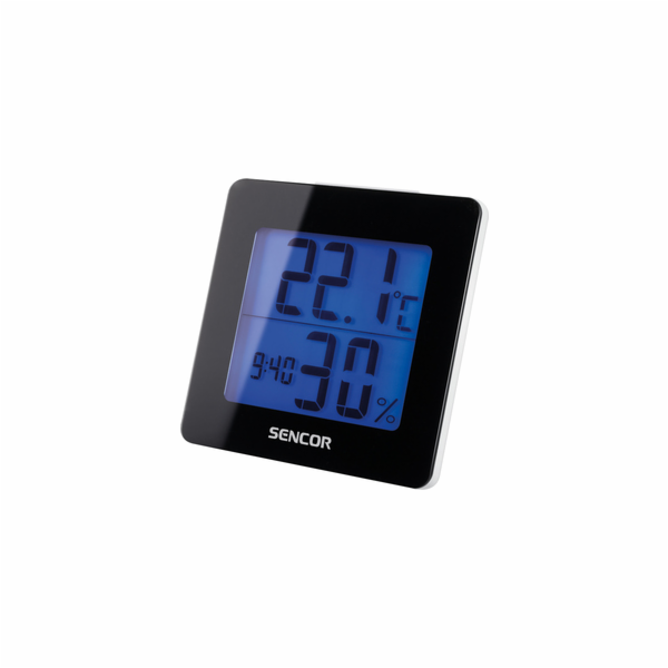 SENCOR SWS 1500 B TEPLOMĚR S HODINAMI SENCOR