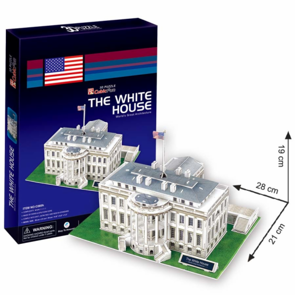 Cubicfun Puzzle 3d Bílý dům - C060H