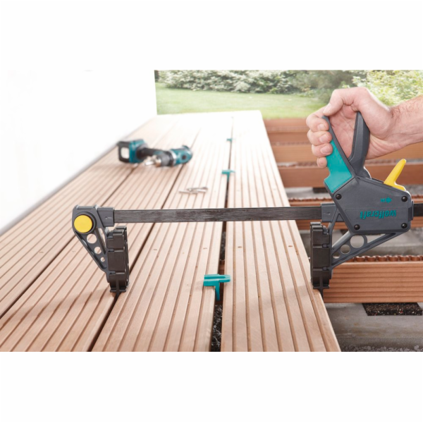 Wolfcraft SET TERASA 6988000 – viditelné šrouby: svěrka v...