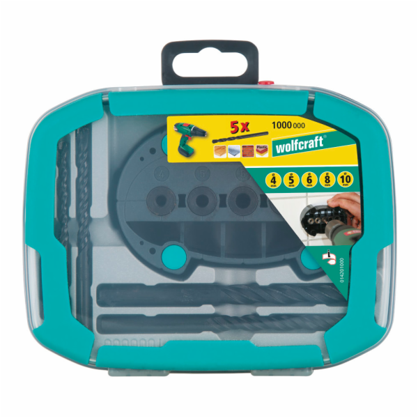 Wolfcraft Wolfcraft Sada 5 univerzálních vrtáků průměr 4,...