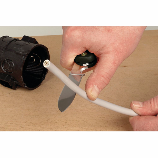 Wolfcraft Wolfcraft Nůž k odizolování kabelů 85 mm, plast...
