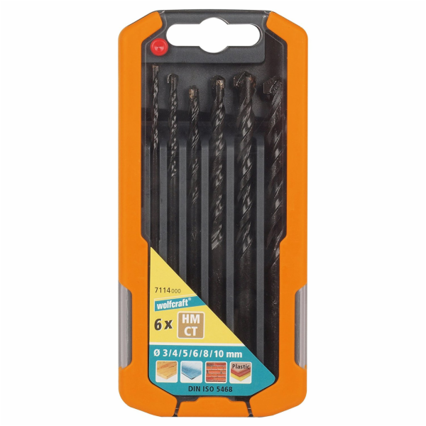 Wolfcraft Wolfcraft Sada 6ks víceúčelový vrták o3-10mm 71...