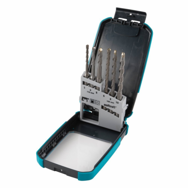 Wolfcraft Wolfcraft Sada 6ks příklepový vrták SDS-plus o5...