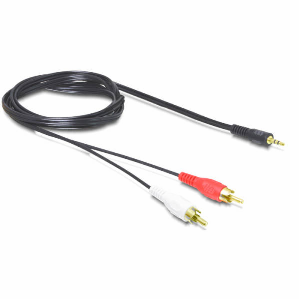 Delock - Audio kabel - RCA x 2 s piny (male) do mini-phon...