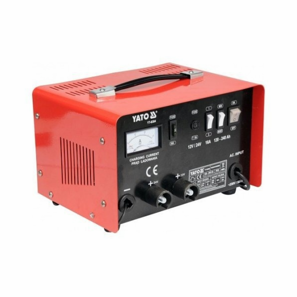 Yato YT-8304 nabíječka auto baterií 12 - 24 V Černá, Oran...