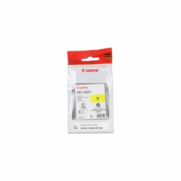 CANON INK PFI-102 YELLOW  iPF-500, 600, 700