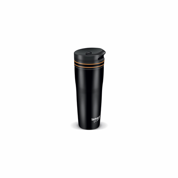Lamart LT4051 Termohrnek MANQ, 360 ml, černá-oranžová