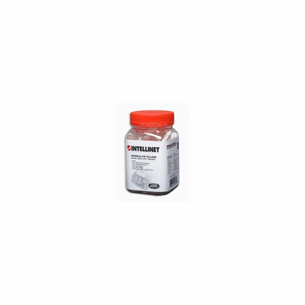 Intellinet konektor UTP, drôt, RJ45, CAT5e, 100ks