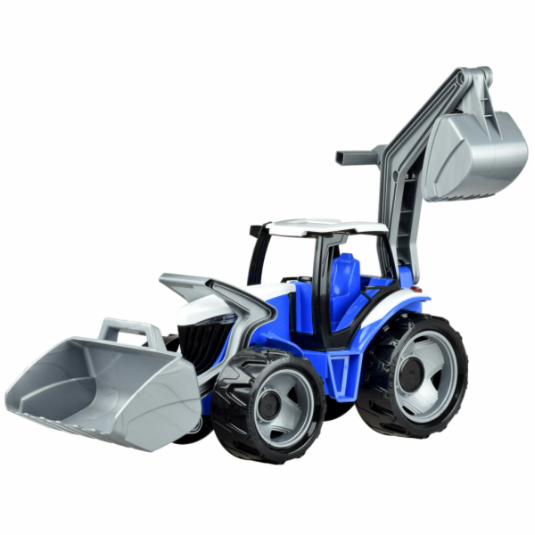 Lena Traktor se lžící a bagrem - zeleno červený
