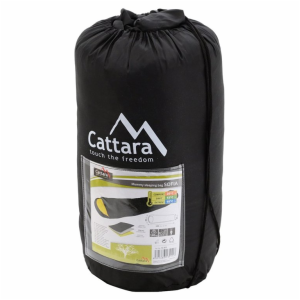 Spacák Cattara SOFIA 230 x 80/55 cm mumie 