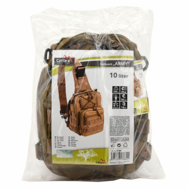 Batoh Cattara ARMY přes rameno 10 l