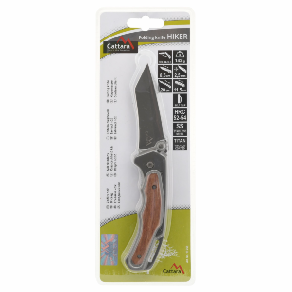 Nůž Cattara HIKER zavírací s pojistkou 20 cm