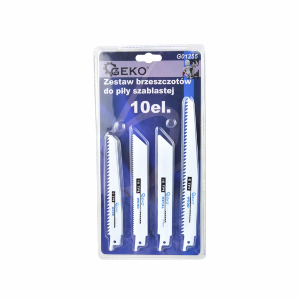 GEKO Pilové listy bimetalové, sada 10ks GEKO