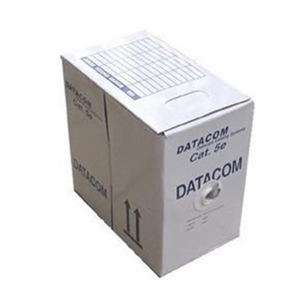 DATACOM UTP lanko CAT5E  PVC 100m šedý