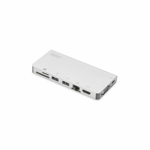 DIGITUS USB Type-C Multiport Travel Dock 8-Port