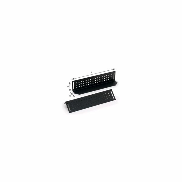 Nosné ližiny pro rack hl.600mm (L=380mm)-pár černé