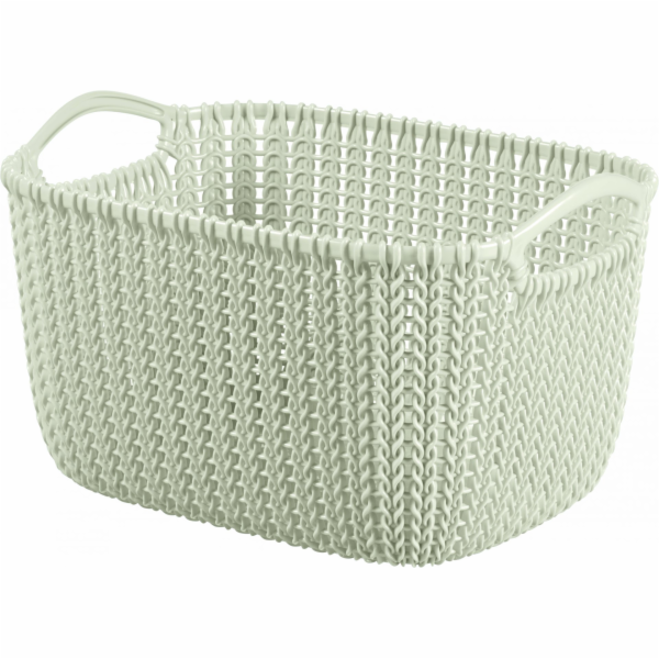 Úložná taška CURVER KNIT, 8 l, bílá, 30×22×17 cm