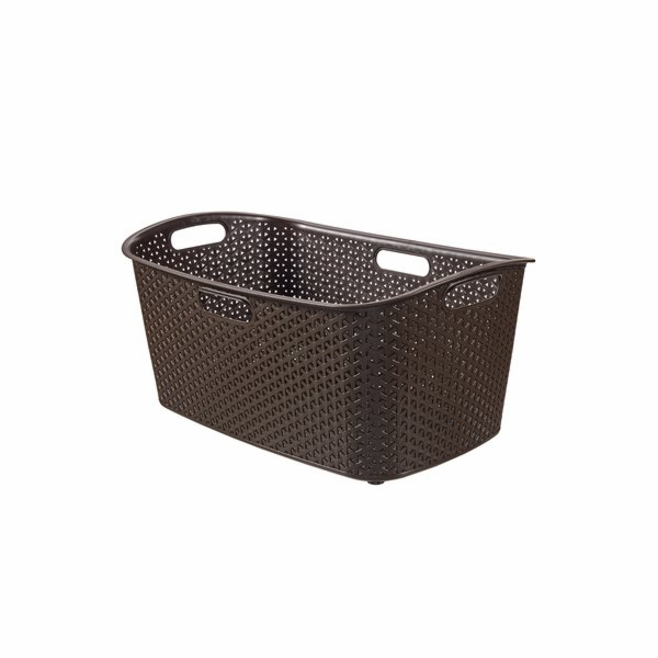 koš na čisté prádlo 47l,60x28x30 hnědý MY STYLE