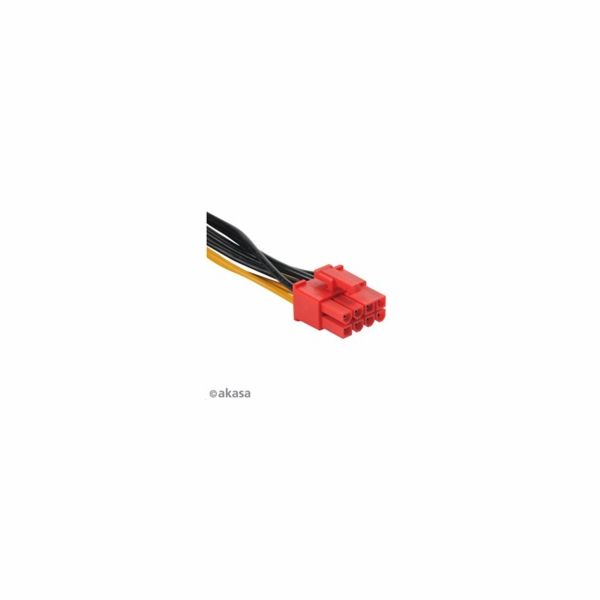 AKASA kabel  redukce napájení z 6pin PCIe na 8pin PCIe 2....