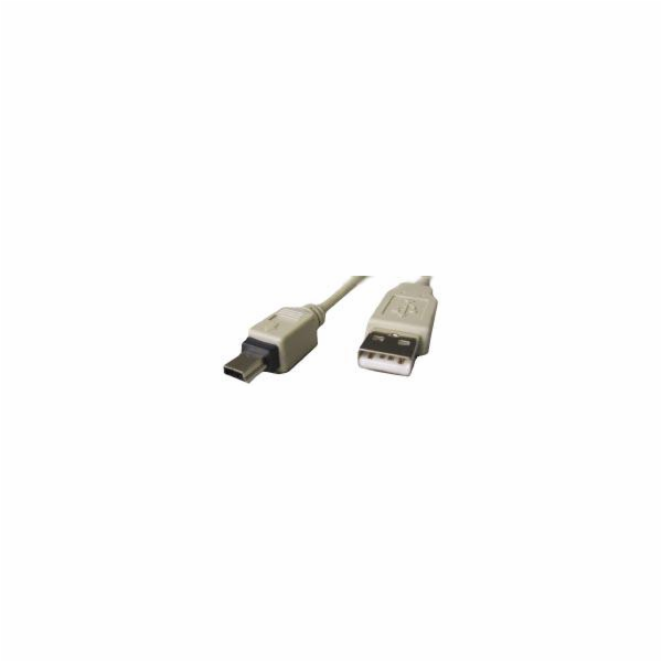 USB kabel A-MINI 5PM 2.0 2m HQ 1,8m