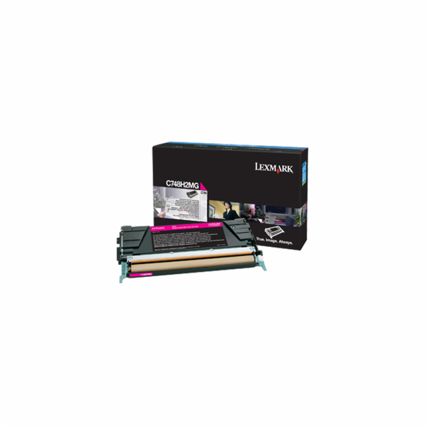 Lexmark - Vysoká výtěžnost - purpurová - originální - kaz...