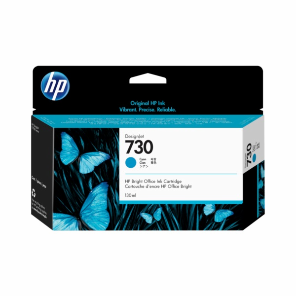 HP 730 130-ml Cyan Ink Crtg