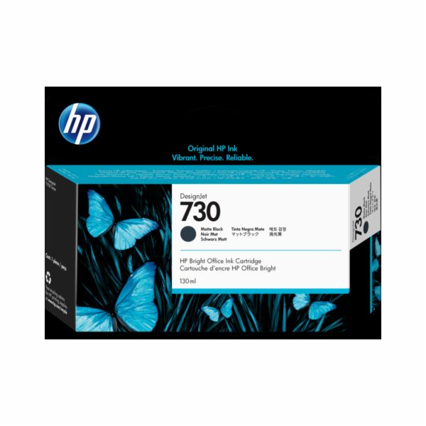 HP P2V65A - originální HP 730 130-ml Matte Black Ink Crtg