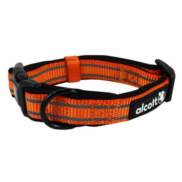 Alcott Reflexní obojek pro psy Adventure oranžový neon ve...