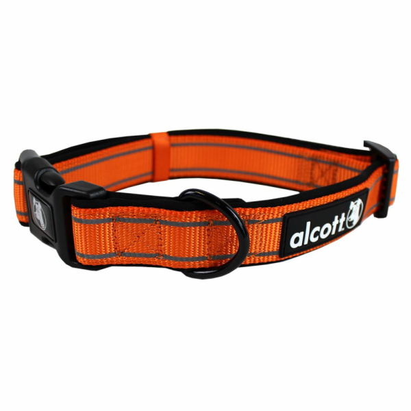 Alcott Reflexní obojek pro psy Adventure oranžový neon ve...