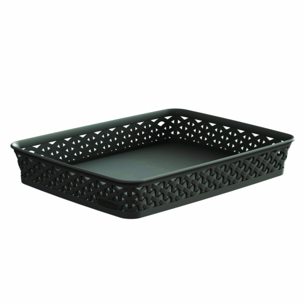 Košík RATTAN obdélník A4 hnědý