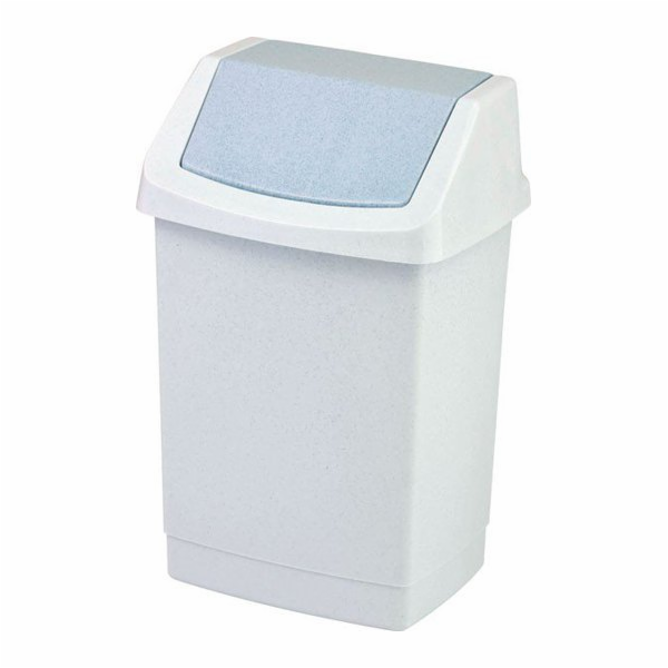 Odpadkový koš Curver, šedý, 15 l, 235 x 235 x 438 mm