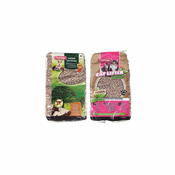Flamingo Podestýlka pro kočky a hlodavce 15kg/25l