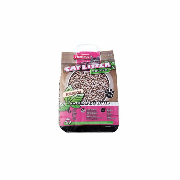 Flamingo Podestýlka pro kočky a hlodavce 6kg/10l