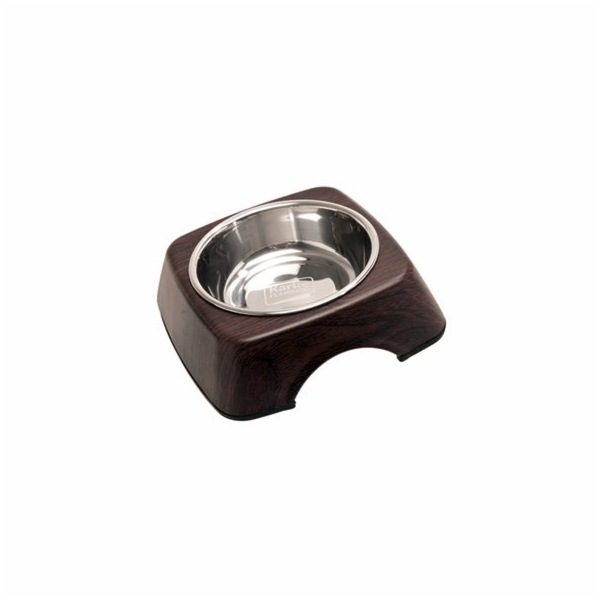 Flamingo Miska nerez v dřevěném stojánku Wenge  160ml