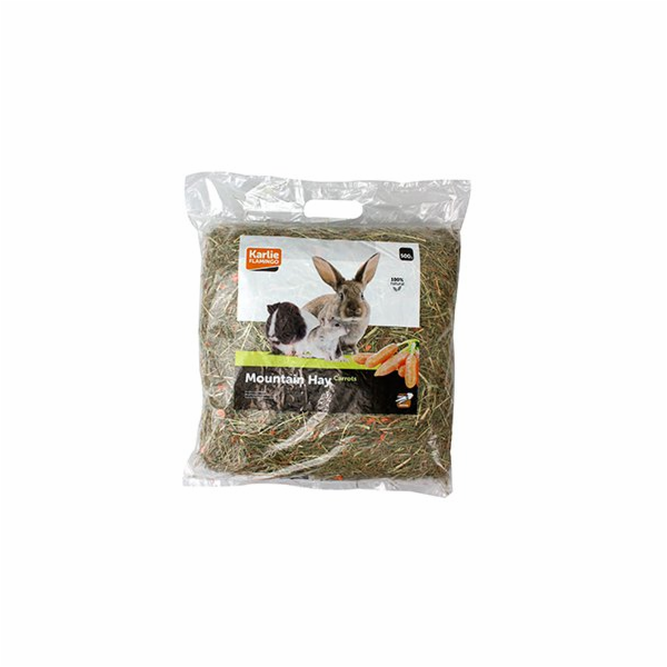 Flamingo Horské seno s mrkví 500g