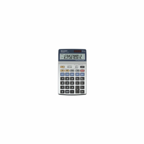 SHARP kalkulačka - EL337C - stříbrná
