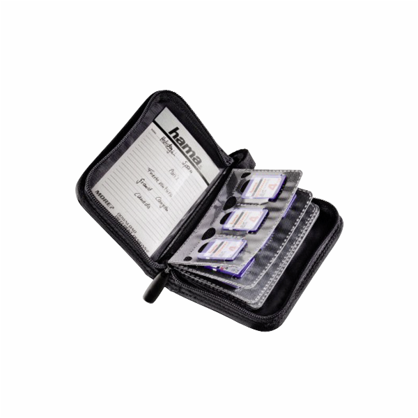 Hama Memory Card Wallet 18 SD cerna 95983