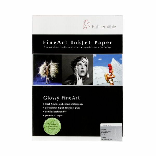 Hahnemühle FineArt Baryta    A 3 325 g, 25 listu, vysoky ...